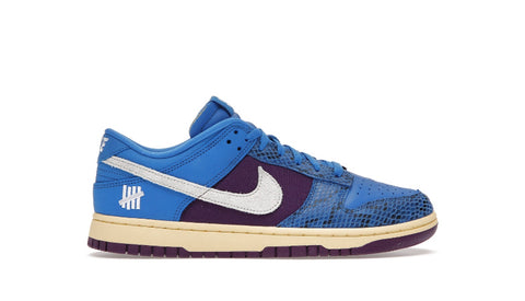 Nike Dunk Low Undefeated 5 On It Dunk vs. AF1 - Blue