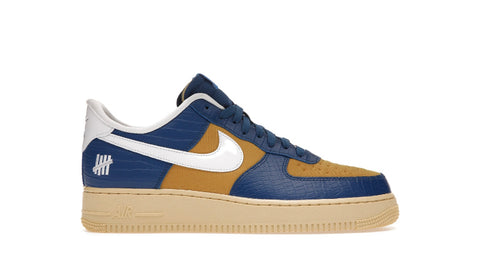 Nike Air Force One Undefeated - Blue Yellow Croc